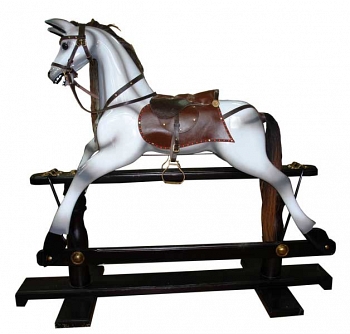 MOLNIA Лошадь-качалка деревянная 150х50х125 см