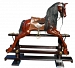 KUMIR Лошадь-качалка деревянная 150х50х125 см