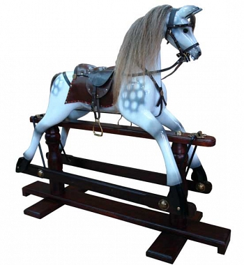 DARSI Лошадь-качалка деревянная 150х50х125 см