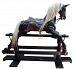 ISKRA Лошадь-качалка деревянная 150х50х125 см