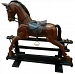BARHAT Лошадь-качалка деревянная 150х50х125 см